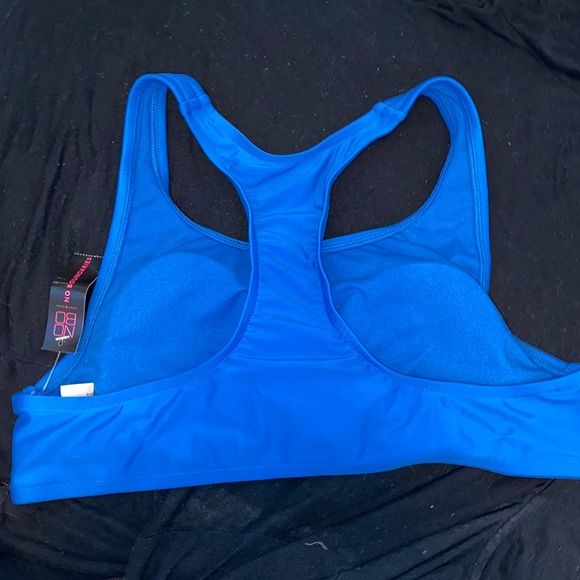 RACER BACK KNOT FRONT BIKINI TOP - Picture 2 of 4